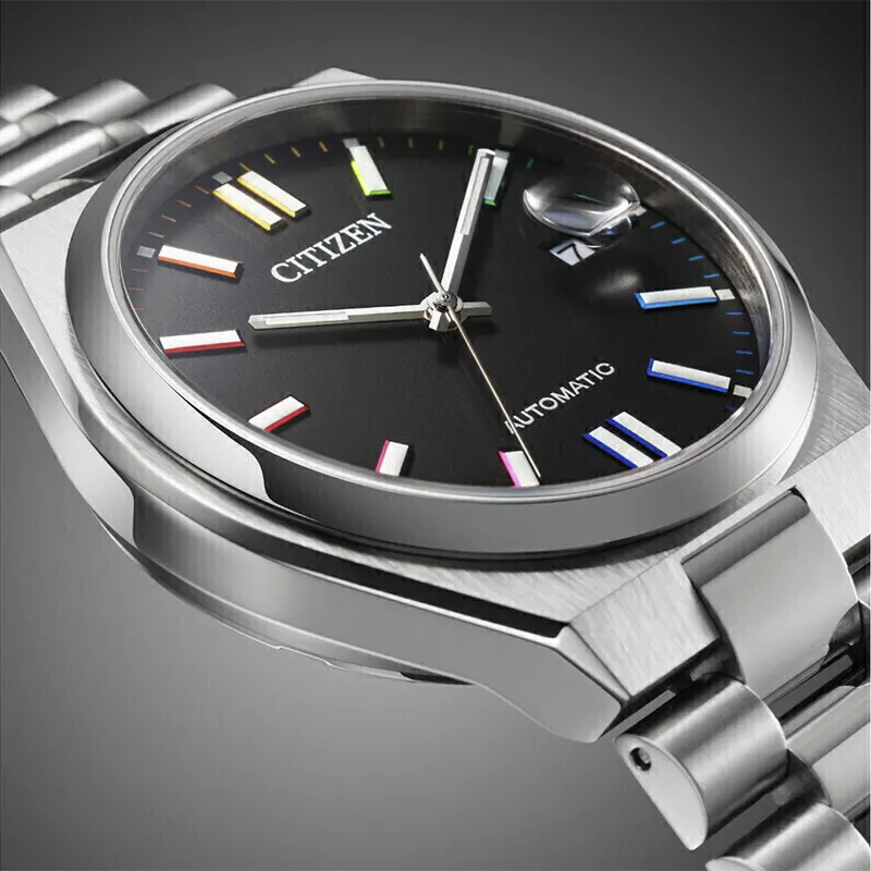 Citizen Tsuyosa Automatic Black Rainbow Hour Dial Men’s Watch- NJ0151-53E